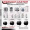 Service Caster 2-3/8'' Office Chair Caster Nylon Twin Wheel 5/16 Grip Neck Stem , 4PK SCC-UHGN02S60-NYS-4 - alternate 4